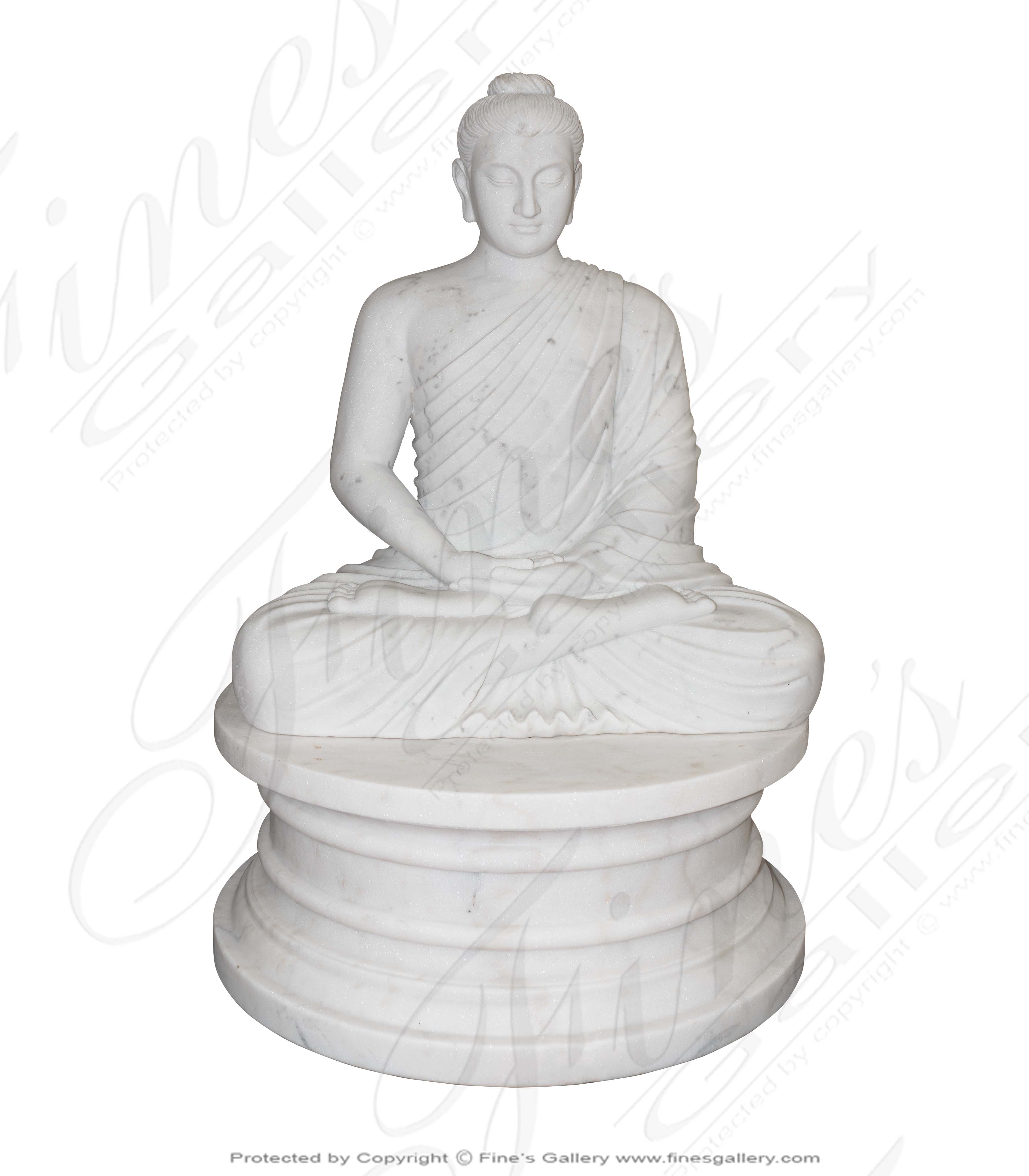 Buddha Statue - Marble Sculpture – The Ancient Home