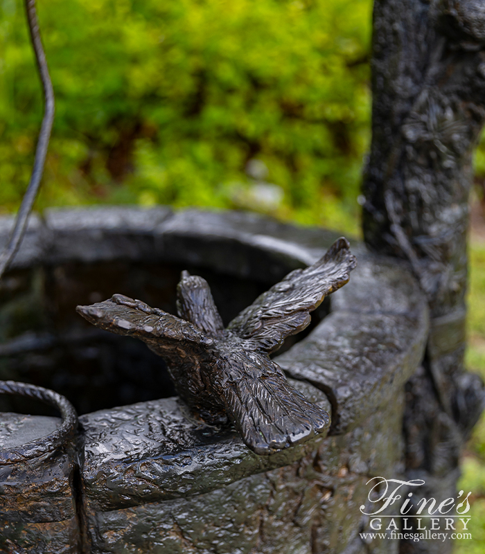 Bronze Fountains  - Bronze Girl At The Well Fountain - BF-185