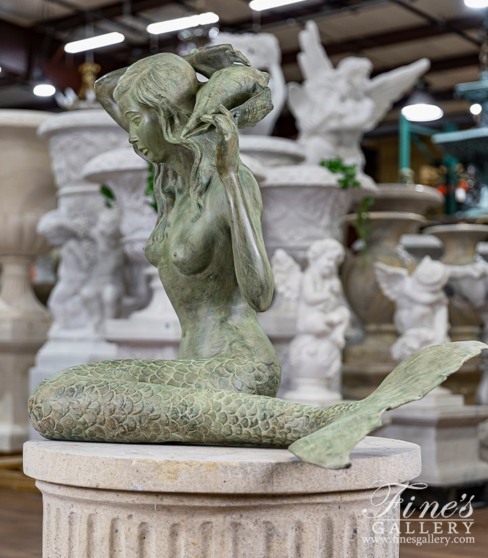 Search Result For Bronze Fountains  - Bronze Mermaid Fountain - BF-190