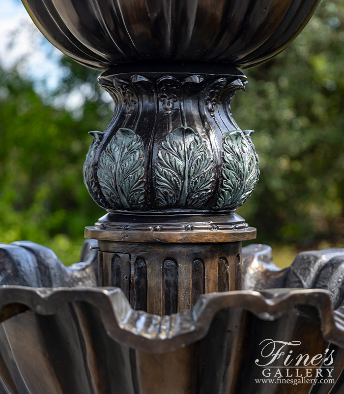 Bronze Fountains  - Three Tier Bronze Fountain - BF-288