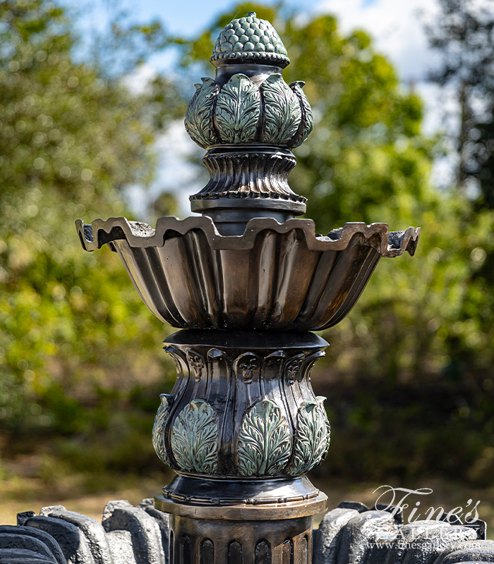 Bronze Fountains  - Three Tier Bronze Fountain - BF-288