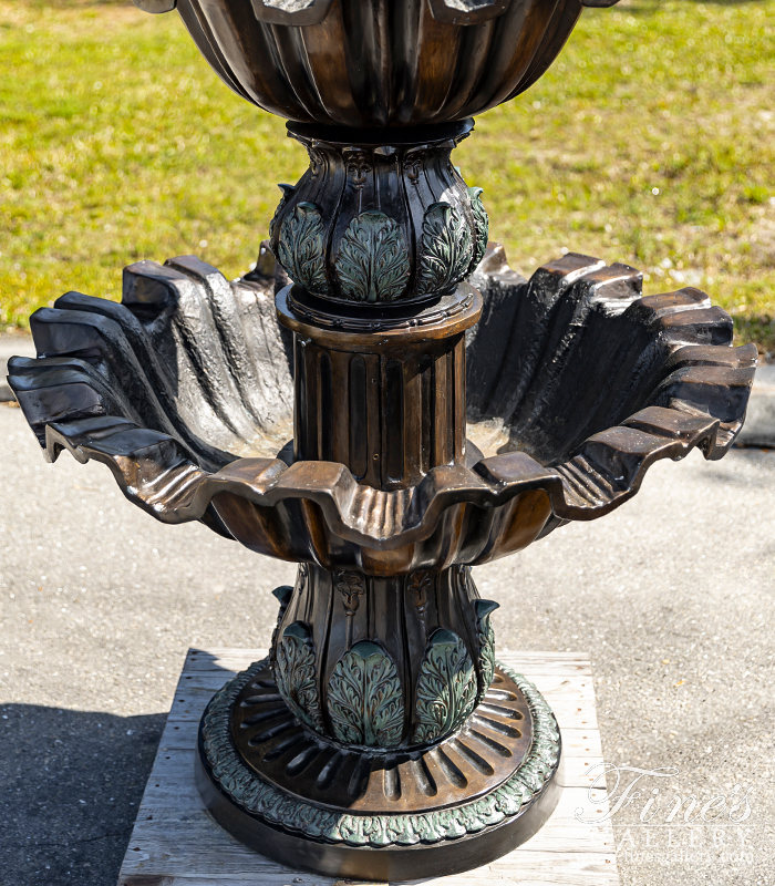 Bronze Fountains  - Three Tier Bronze Fountain - BF-288