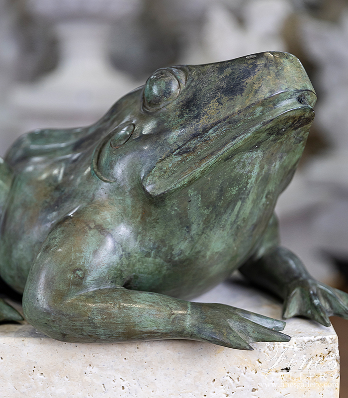 Bronze Fountains  - Bronze Frog Fountain - BF-375