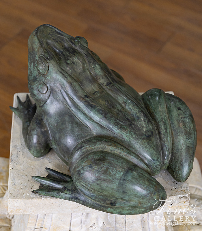 Bronze Fountains  - Bronze Frog Fountain - BF-375