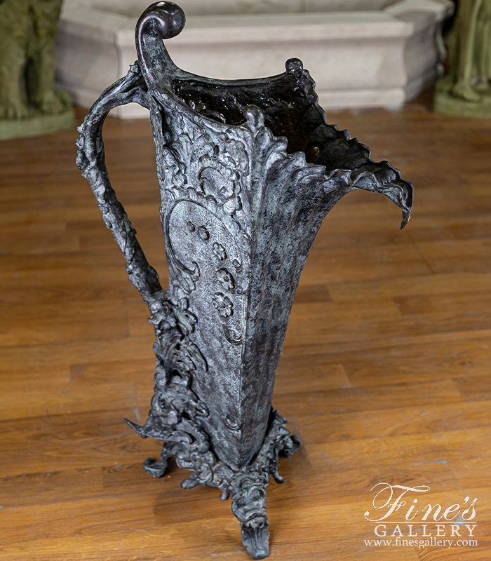 Bronze Fountains  - Ornate Pitcher Bronze Fountain - BF-505