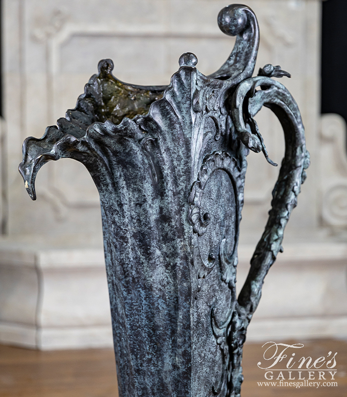 Bronze Fountains  - Ornate Pitcher Bronze Fountain - BF-505