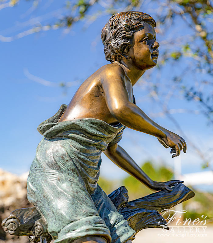 Bronze Fountains  - River Boy - BF-753