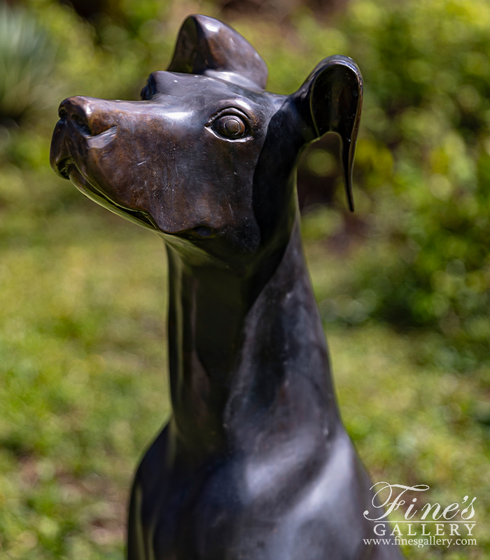 Bronze Statues  - Great Dane Bronze Statue - BS-1069