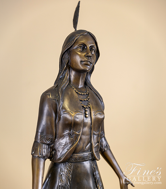Bronze Statues  - Pocahontas  - BS-1343