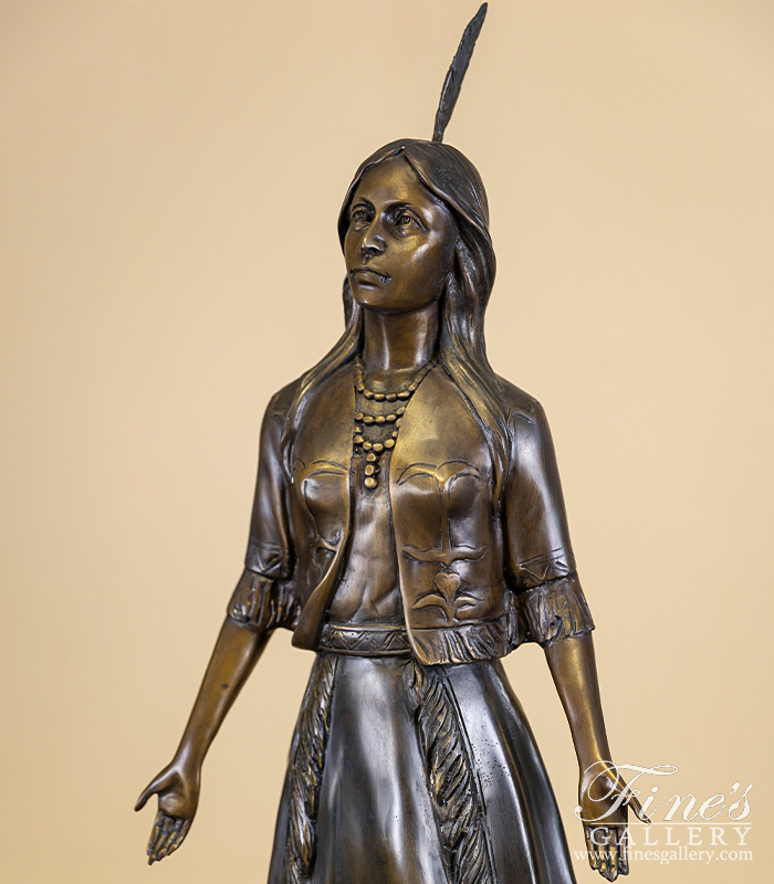 Search Result For Bronze Statues  - Pocahontas  - BS-1343
