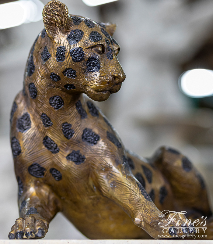 Bronze Statues  - Bronze Statue Cheetah - BS-1411