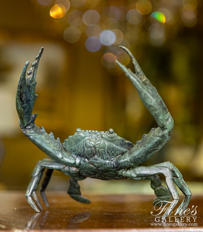 Bronze Statues  - Bronze Crab Statue - BS-1421