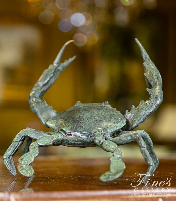 Bronze Statues  - Bronze Crab Statue - BS-1421