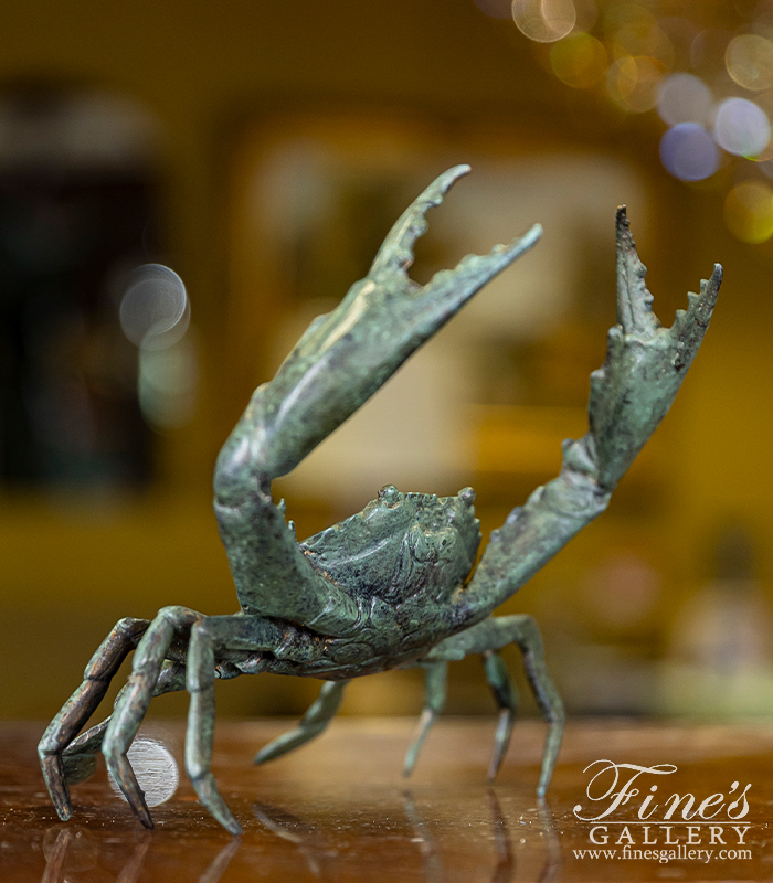 Bronze Statues  - Bronze Crab Statue - BS-1421