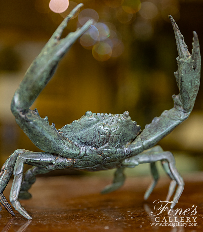 Bronze Statues  - Bronze Crab Statue - BS-1421