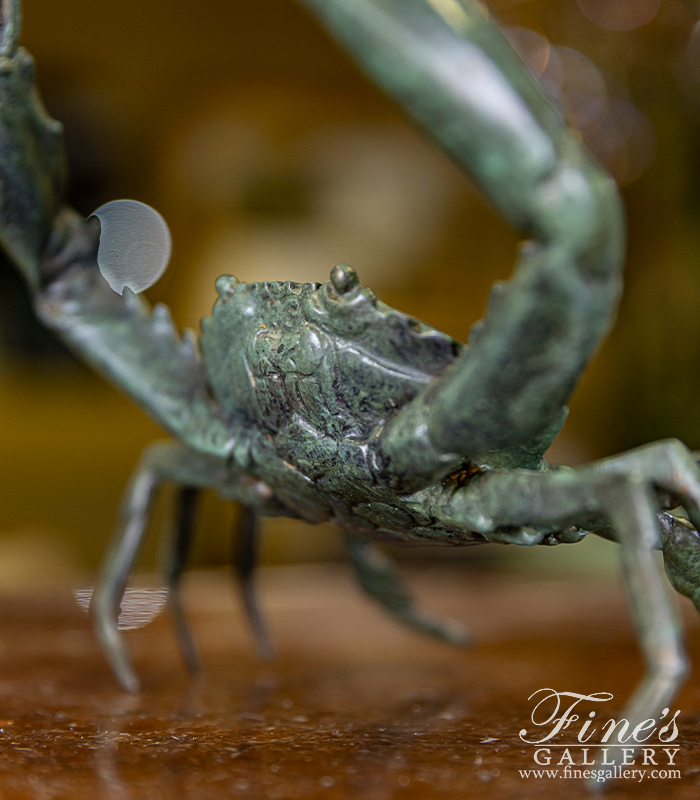 Bronze Statues  - Bronze Crab Statue - BS-1421