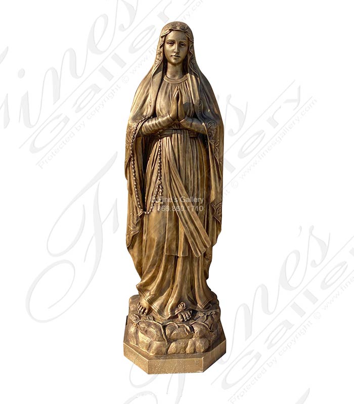 Bronze Statues  - 72 Inch Lady Of Lourdes Bronze Statue - BS-1707