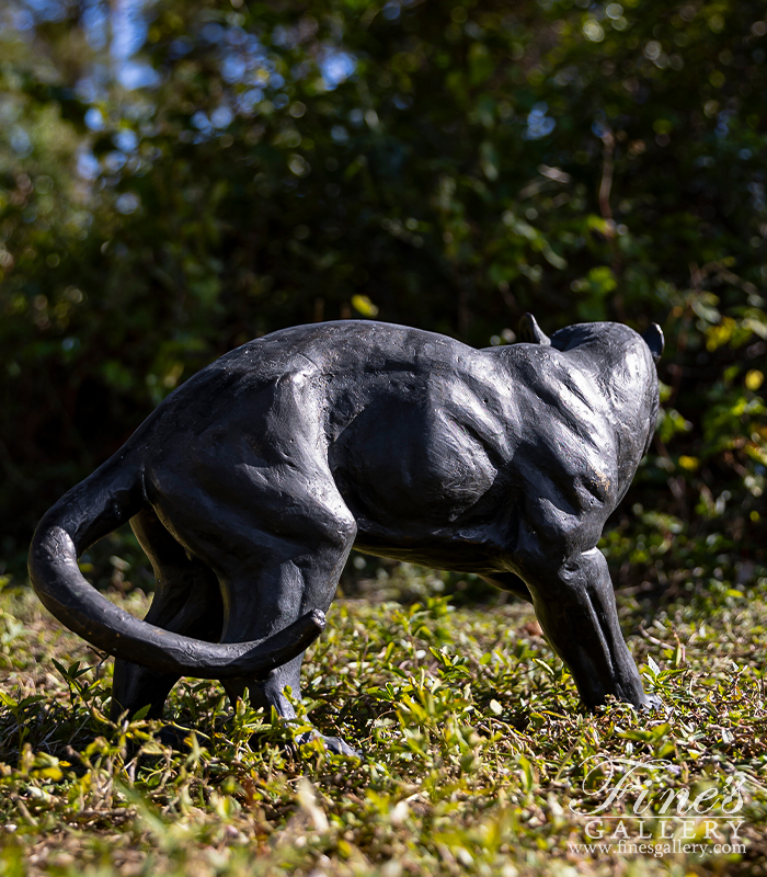 Bronze Statues  - Bronze Panther Statue - BS-838