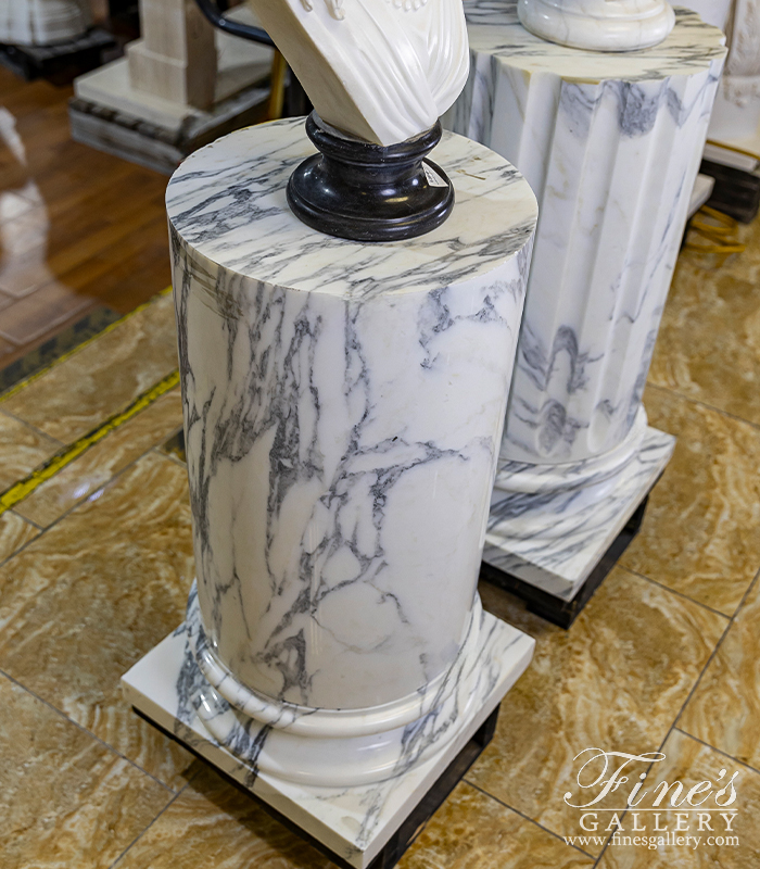 Marble Bases  - Arabascato Marble Column Base - MBS-227