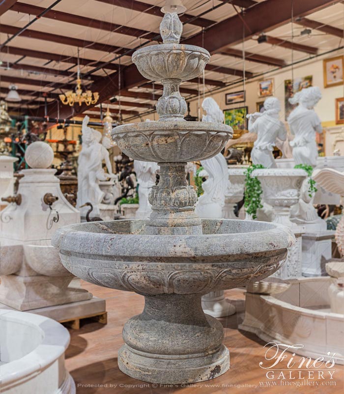 Marble Fountains  - Luxurious Granite Motor Court Fountain - MF-1329