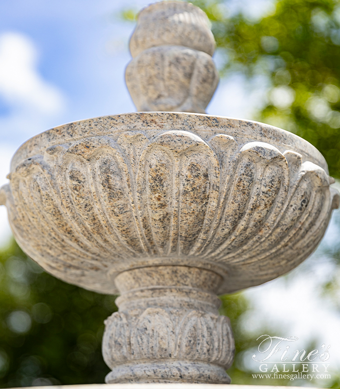 Marble Fountains  - Granite Garden Fountain - MF-1579