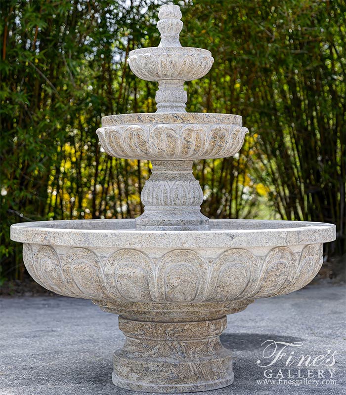 Marble Fountains  - Granite Garden Fountain - MF-1579