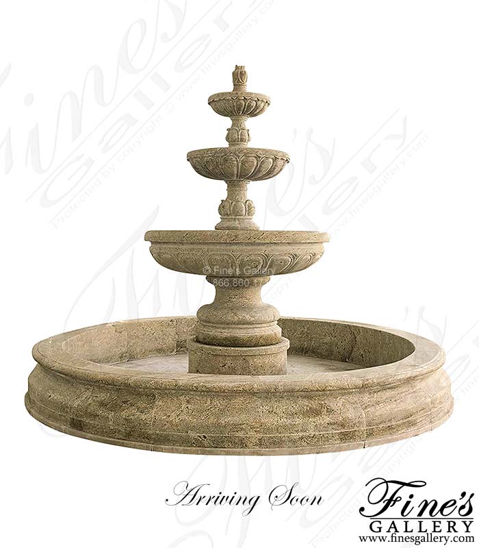 Marble Fountains  - Custom Granite Fountain Installation - MF-1974