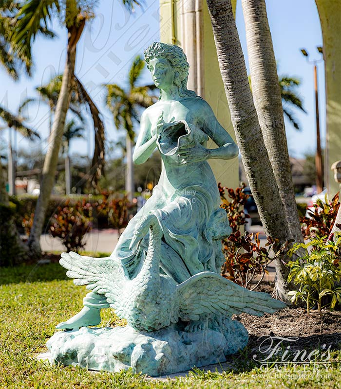 Swan Maiden Bronze Fountain