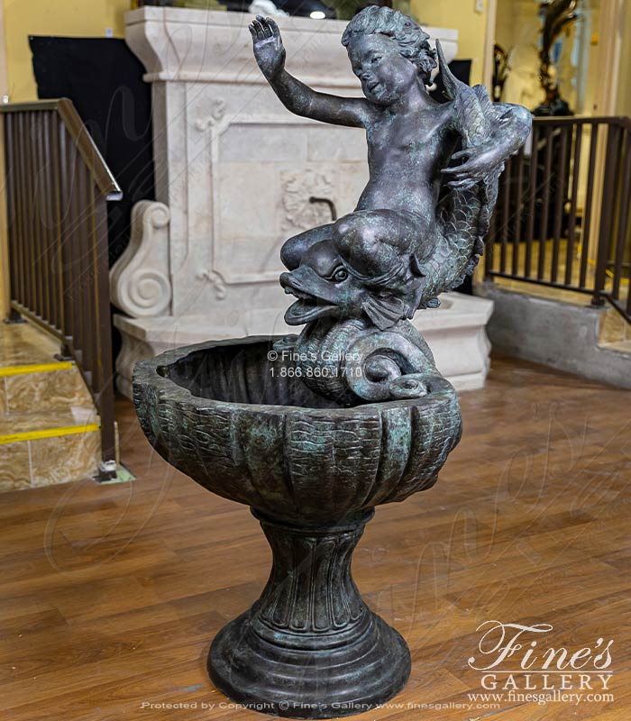 Ocean Boy Bronze Fountain