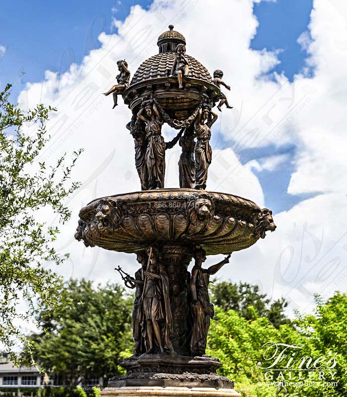 The Temple of Athena Bronze Fountain