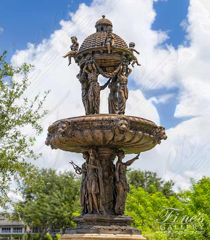 The Temple of Athena Bronze Fountain