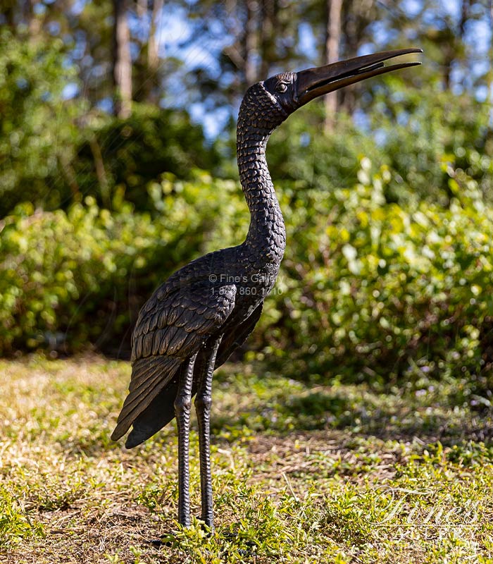 Large Tropical Bird in Bronze