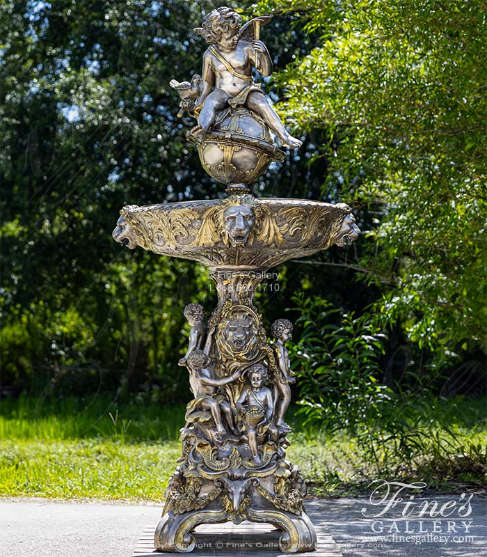 Bronze Tiered Fountain