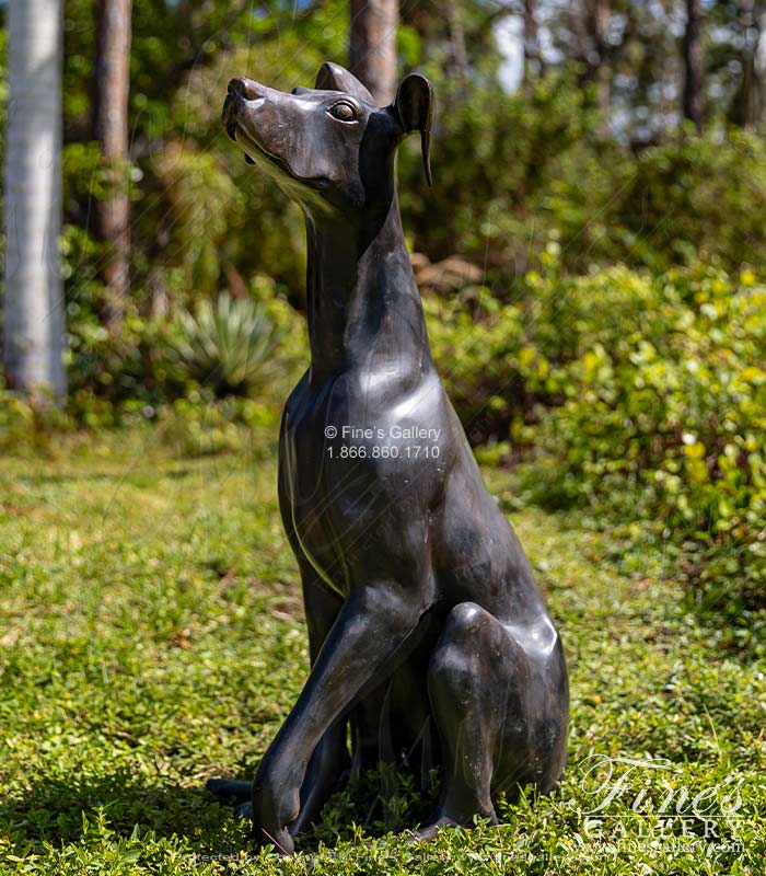 Great Dane Bronze Statue