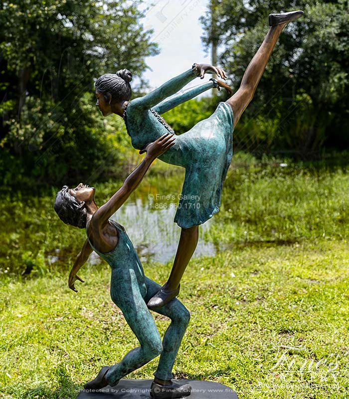 Bronze Ballet Dancers