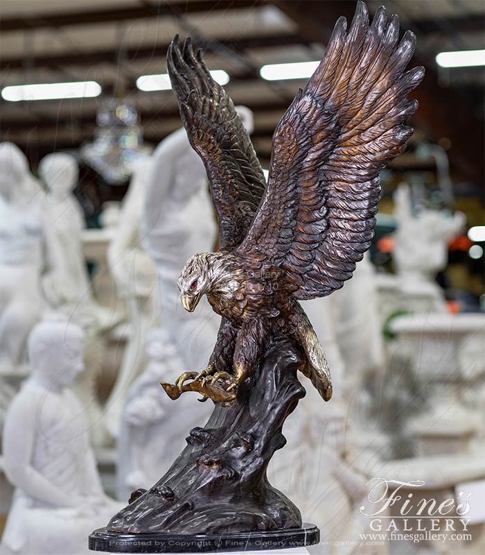 Bronze Eagle Statue