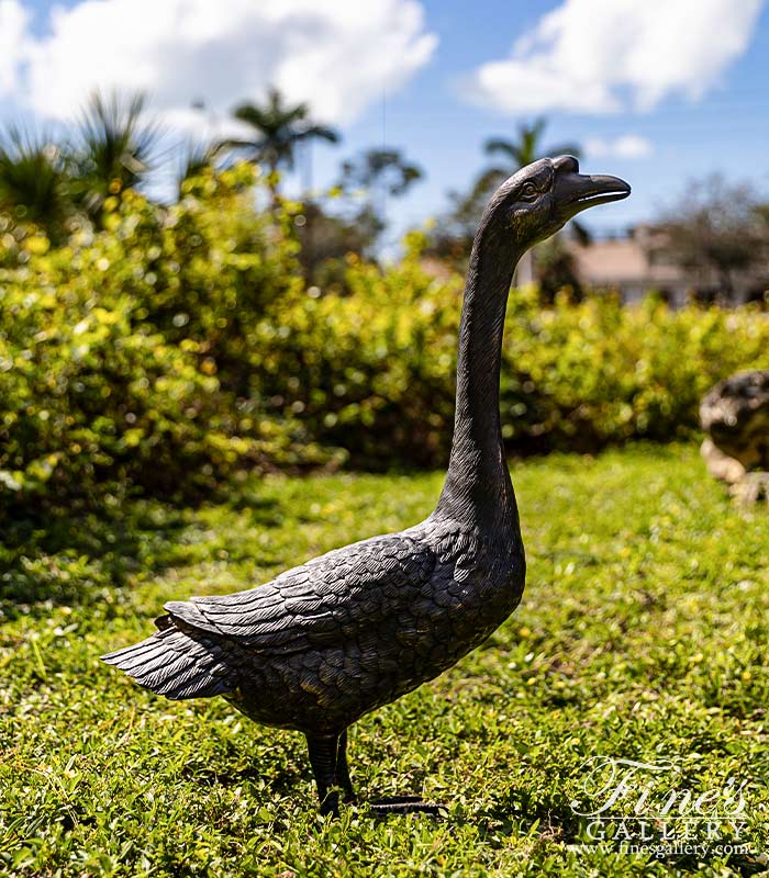 Bronze Statue Goose