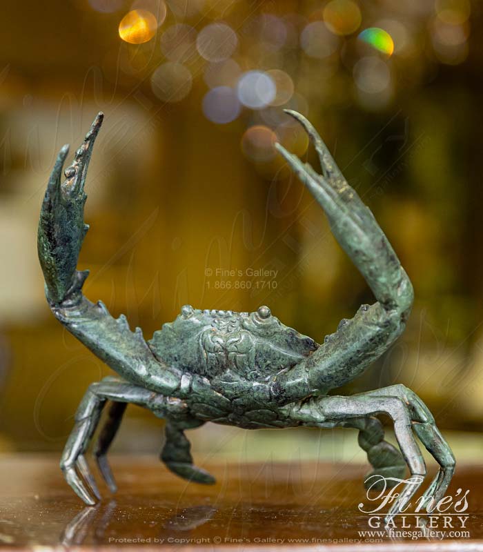 Bronze Crab Statue