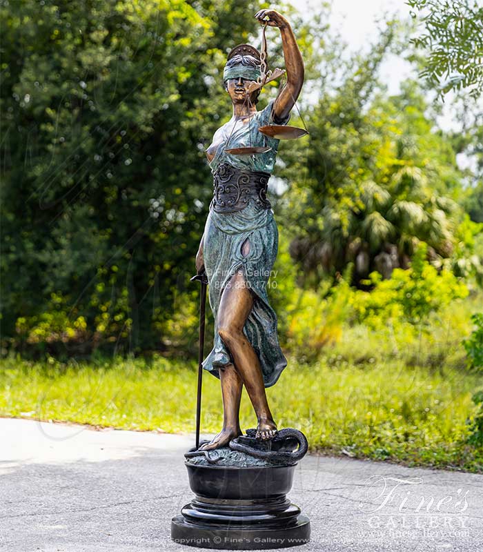 Bronze Lady of Justice ( 72 Inch Tall ) 