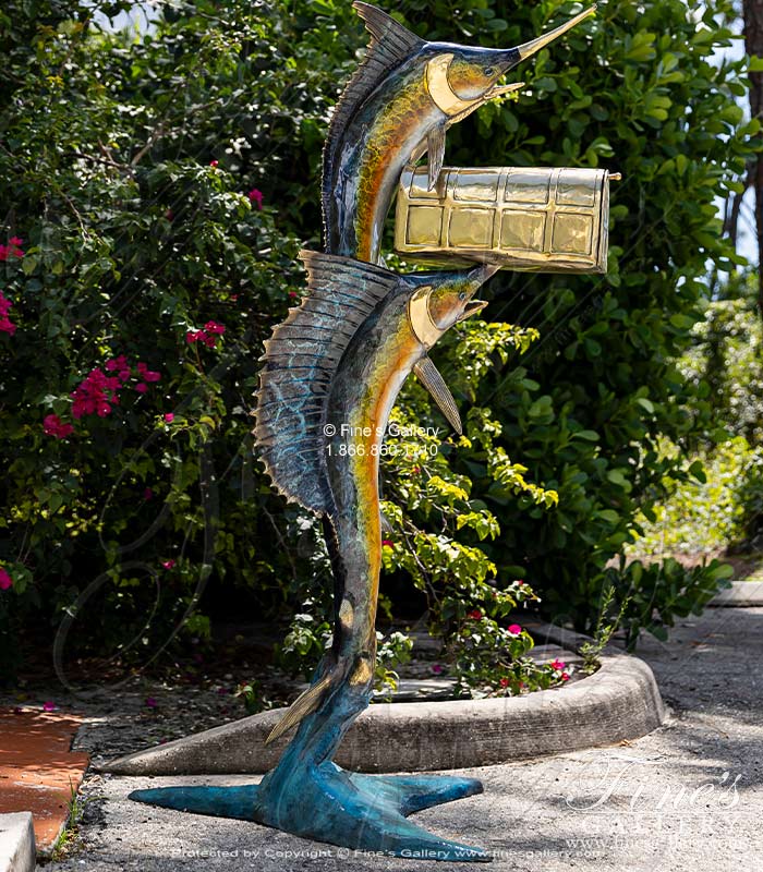 Bronze Sailfish Mailbox