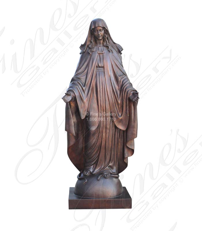 48 Inch Immaculate Conception statue in Bronze