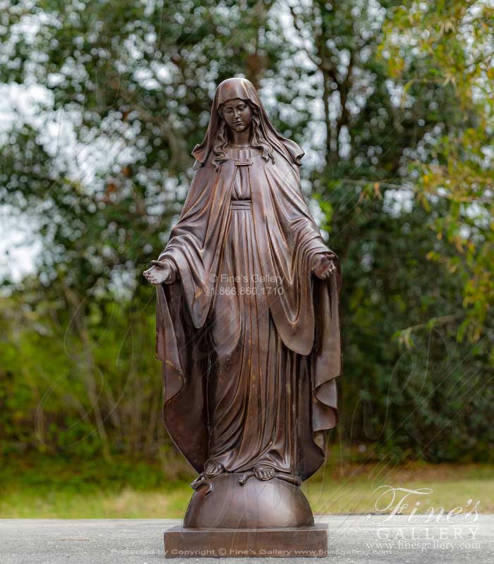 48 Inch Immaculate Conception statue in Bronze