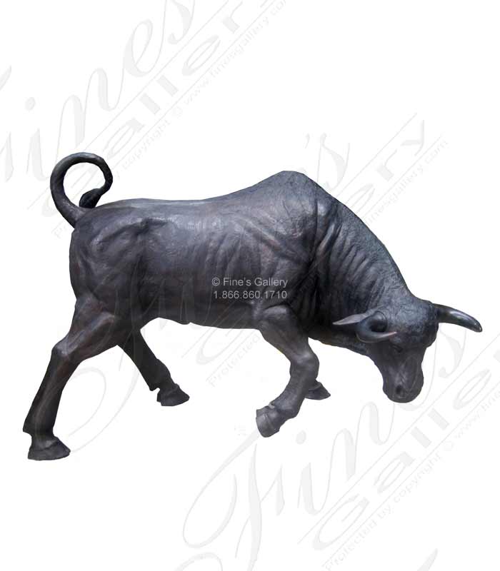 Museum Quality Bronze Bull Statue