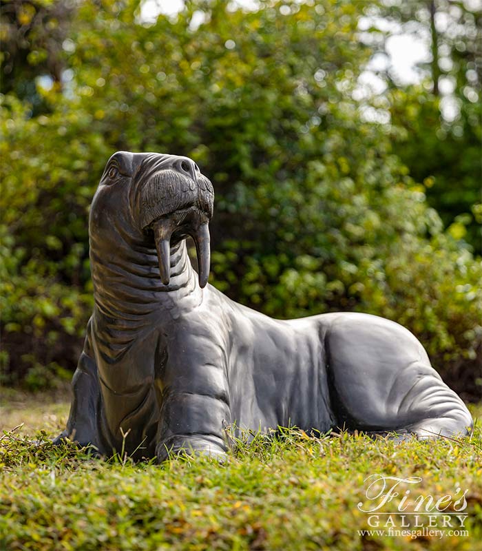 Bronze Walrus Statue