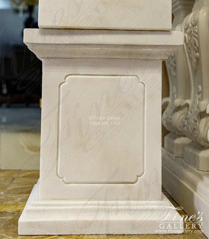 Art Base in Statuary Marble