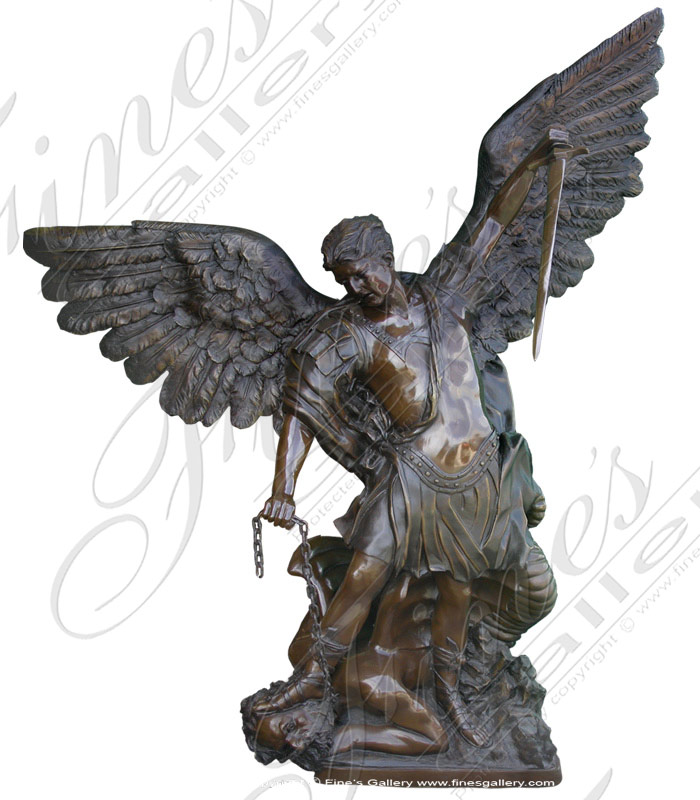 Bronze Saint Michael Memorial