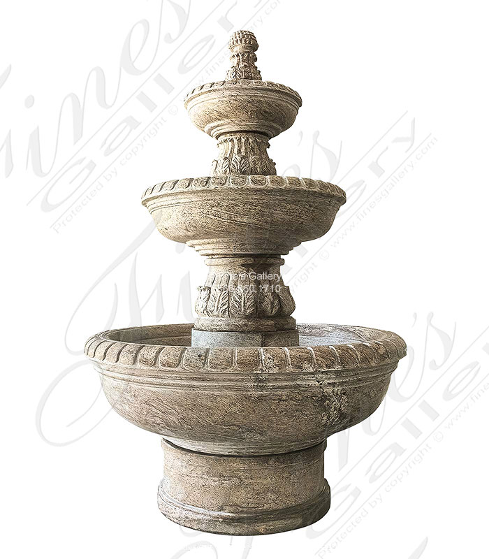 Antique Golden Granite Fountain