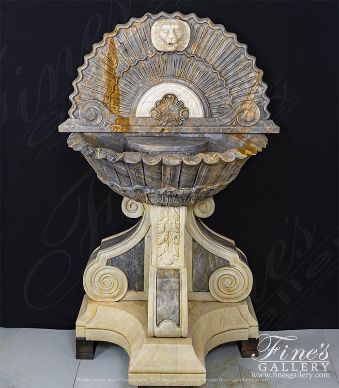 Antique Style Wall Marble Fountain