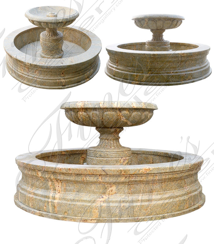 One Tier Granite Fountain