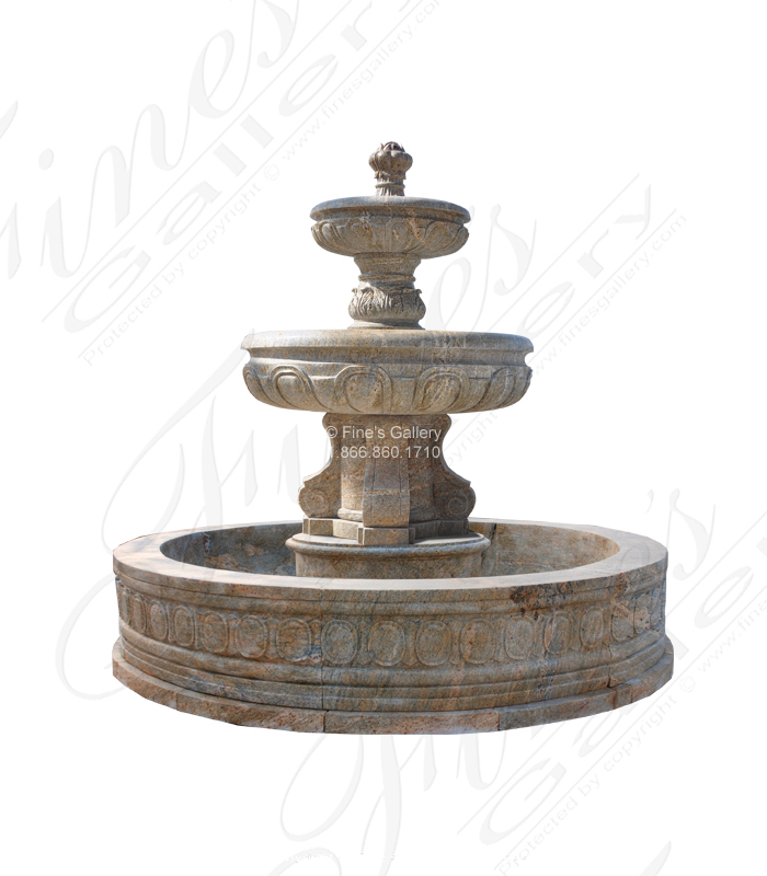 72 Inch Diameter Granite Fountain